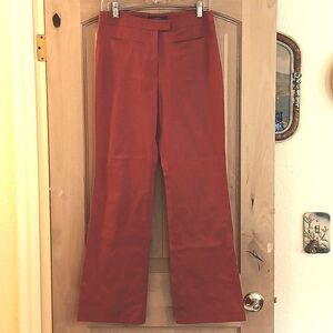 Club Monaco Boot Cut Pants. Persimmon, Stretch, Coastal Cowgirl